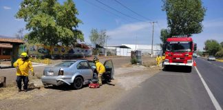 Se registra choque entre dos vehículos en la Morelia-Pátzcuaro; hay 4 lesionados