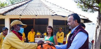 Julio Arreola fortalece brigada forestal para proteger los bosques y la tranquilidad de Pátzcuaro