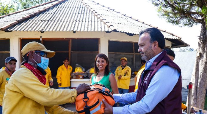 Julio Arreola fortalece brigada forestal para proteger los bosques y la tranquilidad de Pátzcuaro