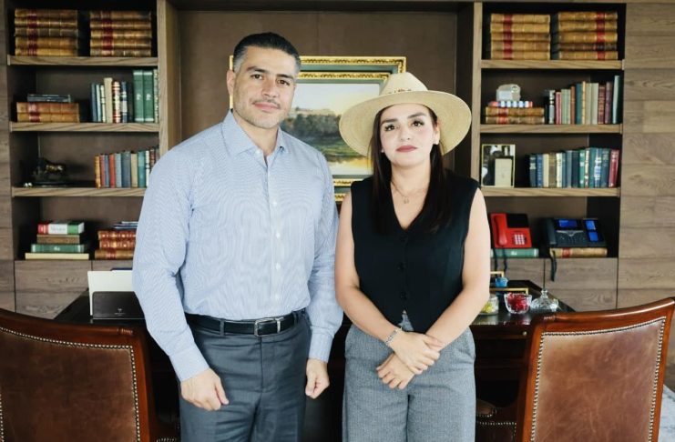 Grecia Quiroz se reunió con Harfuch para dar seguimiento a investigación por homicidio de Carlos Manzo