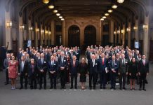 Presidenta Claudia Sheinbaum recibe a más de 100 directores y directoras ejecutivos de empresas nórdicas en Palacio Nacional