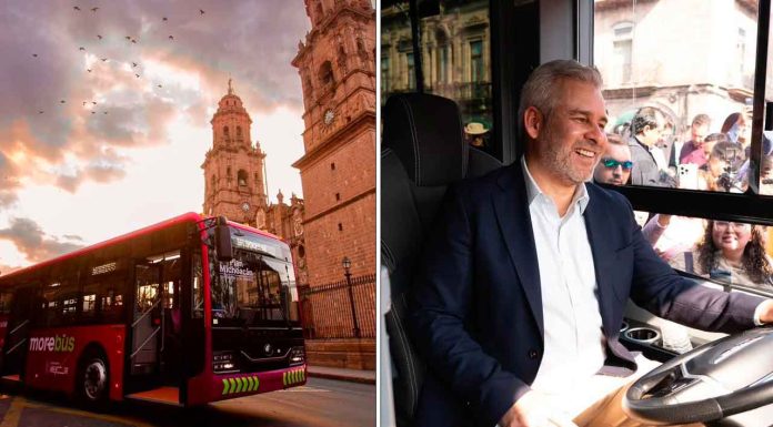 Bedolla presenta el Morebús, nuevo transporte que pone fin a más de 50 años de rezago en movilidad