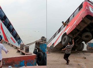 VIDEO | Autobús cae a un río con pasajeros dentro y deja decenas de muertos