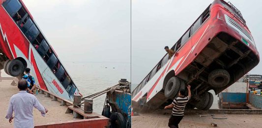 VIDEO | Autobús cae a un río con pasajeros dentro y deja decenas de muertos