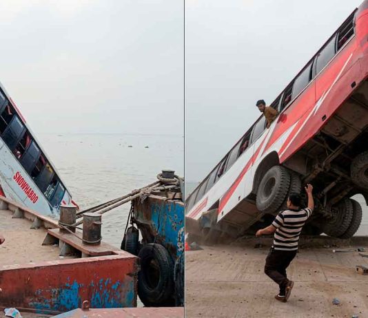 VIDEO | Autobús cae a un río con pasajeros dentro y deja decenas de muertos