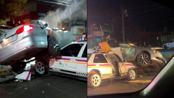 Aparatoso-choque-Jetta-taxi-Calzada-Benito-Juarez-Uruapan-lesionado