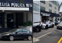 A punta de pistola, delincuentes roban 930 mil pesos a mujer en notaría de Morelia