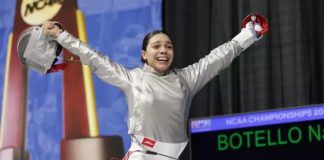 #VIDEO || Natalia Botello conquista la NCAA en sable femenil