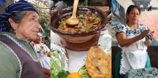 Cocineras tradicionales presentes en el Tianguis Artesanal de Domingo de Ramos