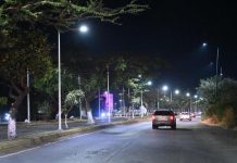 Carlos Soto entregó obras de alumbrado público en Virrey de Mendoza y Cerrito de Catipuato