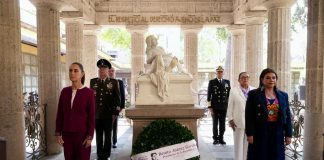 Presidenta Claudia Sheinbaum encabeza Bicentenario del natalicio de Margarita Maza, primera embajadora histórica de México