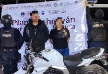 Refuerza SSP operatividad en Carapan; detenidas 2 personas, una de ellas presuntamente vinculada a un grupo criminal