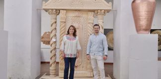 Fabiola Alanís y Toño Mendoza promueven al sector artesanal y llaman a visitar el Tianguis de Domingo de Ramos en Uruapan