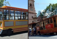 Tranvías del centro de la ciudad implementan protocolos ante marchas en el primer cuadro