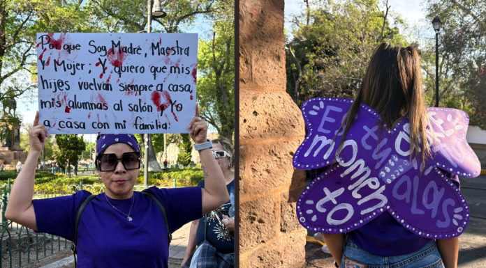 Estima Policía Morelia poco más de 10 mil mujeres en la marcha del 8M