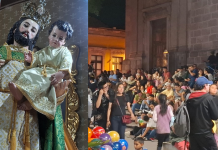 Fieles se congregan en Morelia para celebrar a San José en el Centro Histórico