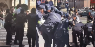 #VIDEO Detienen a un hombre por presunta agresión a una mujer en el Centro de Morelia