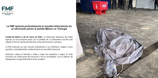 FMF se pronuncia tras muerte de aficionado previo al México vs Portugal