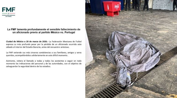 FMF se pronuncia tras muerte de aficionado previo al México vs Portugal