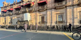 Morena Michoacán respeta decisión del ejecutivo de blindar Palacio por marcha 8M