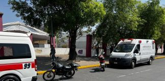 Repartidor de pizza resulta lesionado tras choque de motocicleta frente al Venustiano en Morelia