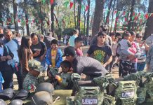Ejército Mexicano realiza paseo dominical en instalaciones de Zamora