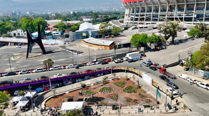 Instalan “jardín de lluvia” en el Azteca rumbo al Mundial 2026