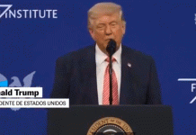 #VIDEO/ Trump imita a Sheinbaum y desata polémica por el “Golfo de América”