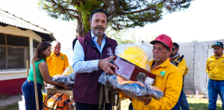 Julio Arreola fortalece brigada forestal para proteger los bosques y la tranquilidad de Pátzcuaro