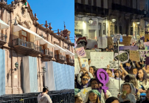 Ante manifestación feminista del 8M se blindará Palacio de Gobierno: Bedolla
