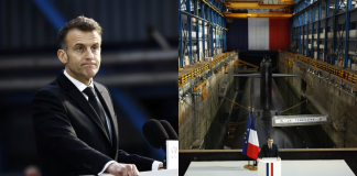 #VIDEO // Funcionarios franceses frente a armar nuclear cantan himno tras fuerte anunció