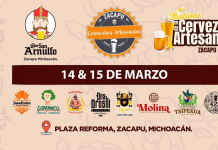 ¿Calor? Zacapu te invita a dar la bienvenida a la primavera con el Festival de Cerveza Artesanal el 14 y 15 de febrero