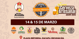 ¿Calor? Zacapu te invita a dar la bienvenida a la primavera con el Festival de Cerveza Artesanal el 14 y 15 de febrero
