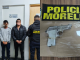 Policía Morelia detiene a dos masculinos por portación de arma de fuego