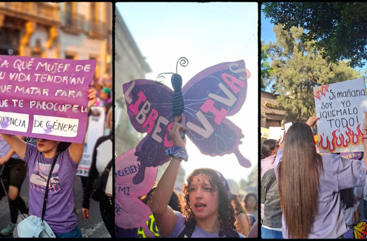 Así se vivió la marcha este 8M en Morelia: pancartas, consignas y muchos sentimientos