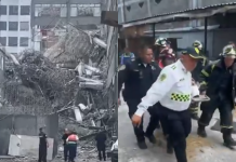 Confirman muerte de trabajador tras colapso de edificio en CDMX; aún hay 2 desaparecidos
