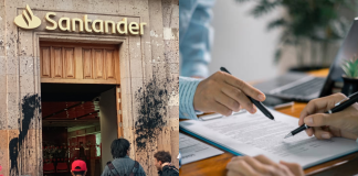 Para mejorar créditos a PyMEs y brindar educación financiera desde las escuelas se firmó convenio entre gobierno y Santander