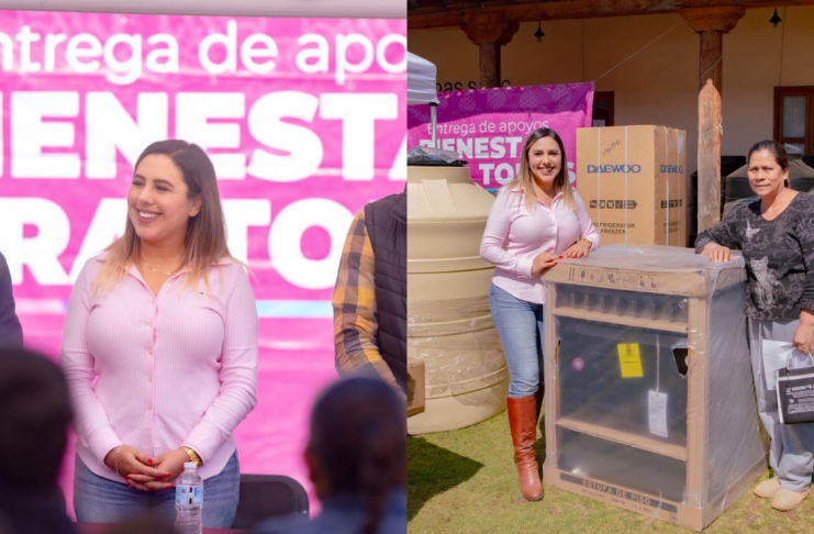 Dayana Pérez fortalece el apoyo a las familias de Salvador Escalante con entrega de apoyos