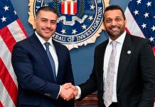 Van contra los cárteles: Harfuch sella pacto con el director del FBI