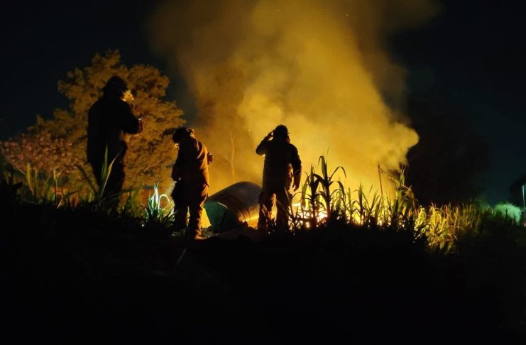 Arde casita de madera en la colonia Jacarandas, Morelia