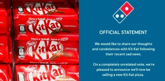 Roban 12 toneladas de KitKat en Europa; Domino’s responde con humor en redes