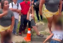 #VIDEO // Evitan intento de secuestro de menor con arma blanca; madre somete a agresora