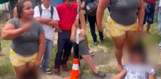 #VIDEO // Evitan intento de secuestro de menor con arma blanca; madre somete a agresora