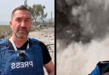 #VIDEO // Explosión en vivo: misil cae a metros de periodista durante transmisión en Beirut