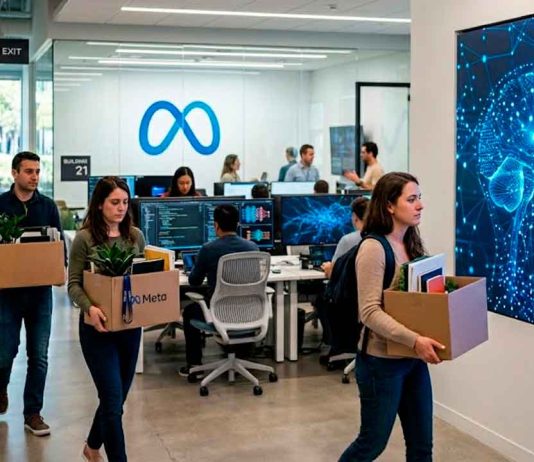 Meta recorta empleos y acelera su transformación hacia la inteligencia artificial