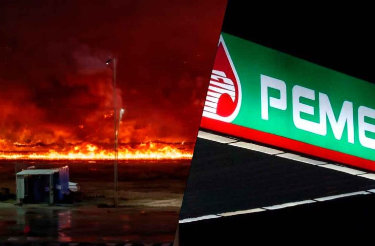 #VIDEO // Suman cinco muertos tras incendio en las inmediaciones de Dos Bocas