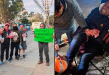 Grupo armado balea a trabajadores en huelga; hay cuatro heridos