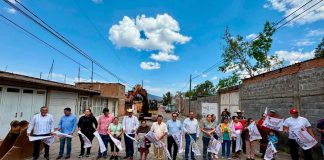 Gobierno de Puruándiro pone en marcha mejora de servicios en calle Aguascalientes