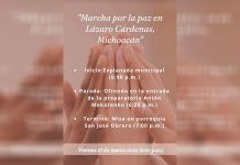 Lázaro Cárdenas realizará marcha este viernes por La Paz