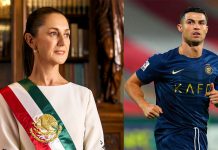 Claudia Sheinbaum se va contra Cristiano Ronaldo y desata polémica por su ausencia en el partido vs México